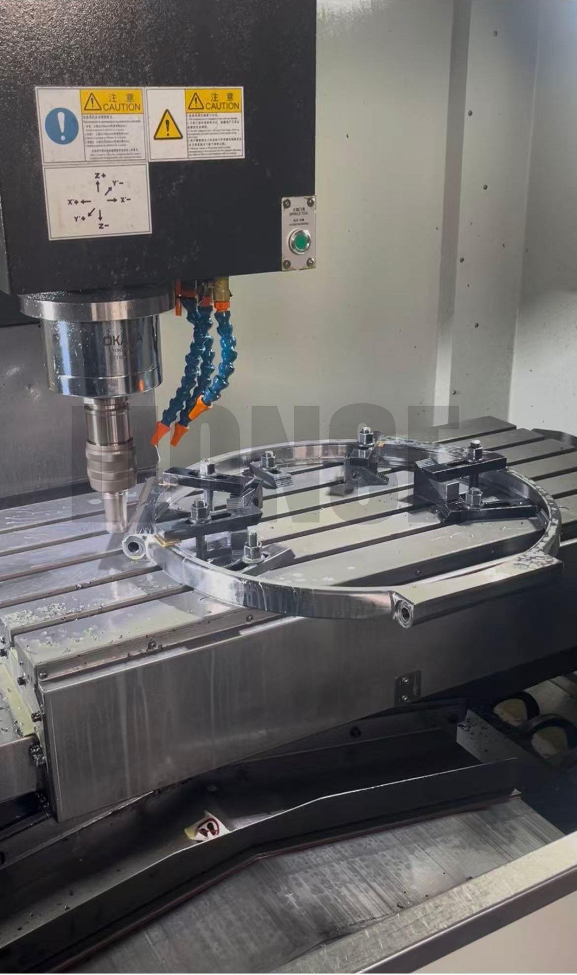 Stor boring i rustfrit stål Multi Groove Låsering Custom Lugs